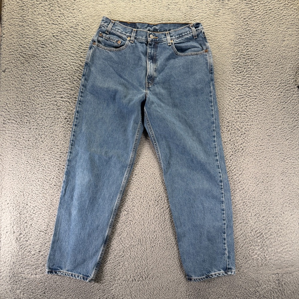 Vintage Levi's 550 Jeans Mens 36x30 Blue Cotton Denim Straight Relaxed Travel
